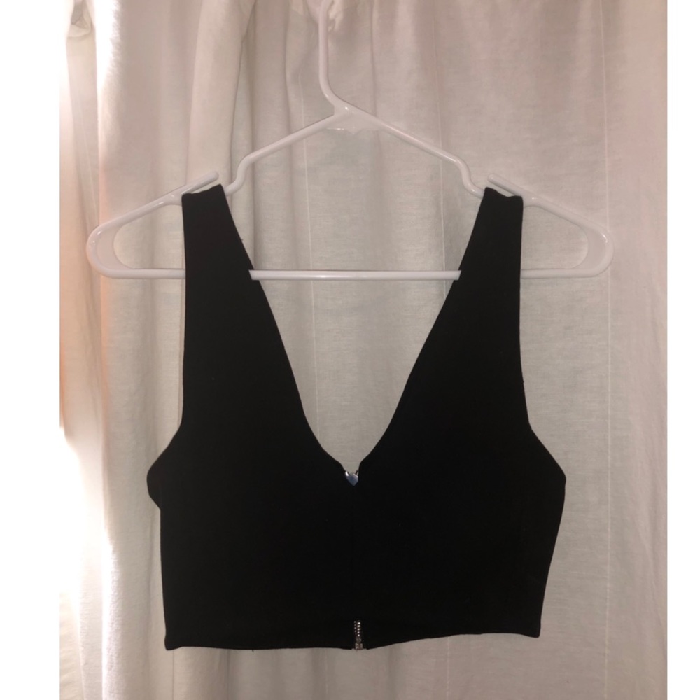 🛑SALE🛑 Zara Black V bandeau crop top